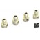 Hard anti-roll bar bearings 3mm (4) Kyosho