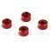 Mini-Z MR03 Aluminium Collar for MZW418 (4) 2.5mm/Blue