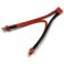Cable Vortex8 Y pour double batterie (2xMale Deans)