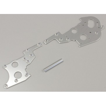 Plaques laterales arriere Turbo Optima (2) Silver