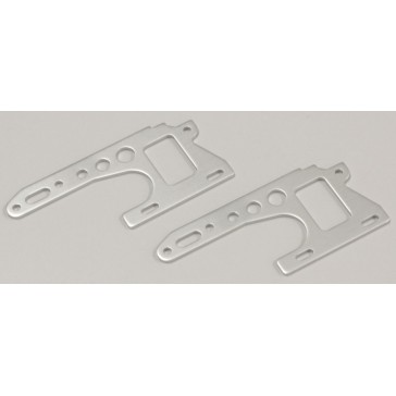 Plaques laterales avant Optima (2) Silver