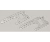 Plaques laterales avant Optima (2) Silver
