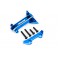Blue Aluminum Front Shock Tower Brace