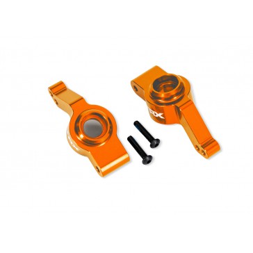 Orange Aluminum Stub Axle Carriers (L&R)