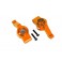 Orange Aluminum Stub Axle Carriers (L&R)