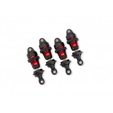 Red Aluminum Mini GTR Short Shocks (4)