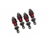 Red Aluminum Mini GTR Short Shocks (4)