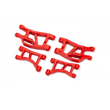 Red Front Upper & Lower Suspension Arms (L&R)