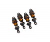 Orange Aluminum Mini GTR Short Shocks (4)