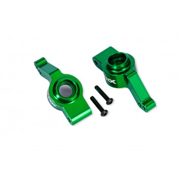 Green Aluminum Stub Axle Carriers (L&R)