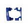 Blue Aluminum Caster Blocks (L&R)