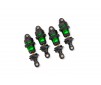 Green Aluminum Mini GTR Short Shocks (4)