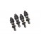 Gray Aluminum Mini GTR Short Shocks (4)