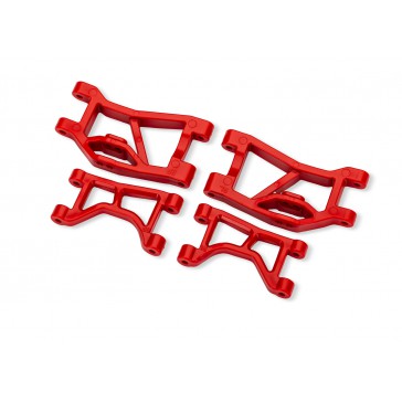 Red Rear Upper & Lower Suspension Arms (L&R)