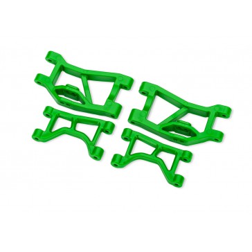 Green Rear Upper & Lower Suspension Arms (L&R)