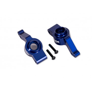 Blue Aluminum Stub Axle Carriers (L&R)