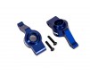 Blue Aluminum Stub Axle Carriers (L&R)