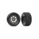 Dirt Oval Gray Front Wheels w/ Hoosier Tires (2)