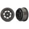 Dirt Oval Gray Front Wheels (2)