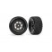 Dirt Oval Gray Rear Wheels w/ Hoosier Tires (2)