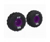dBoots Cut Chevron MT Tire Set Glued Purple
