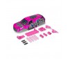 GORGON Painted Decaled Trimmed Body Set Pink/Black