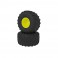 dBoots Chevron MT Tire Set Glued Yellow