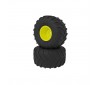 dBoots Chevron MT Tire Set Glued Yellow