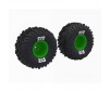 dBoots Cut Chevron MT Tire Set Glued Green