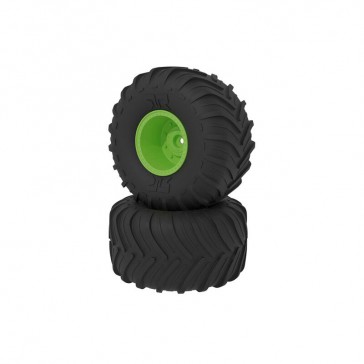 dBoots Chevron MT Tire Set Glued Green