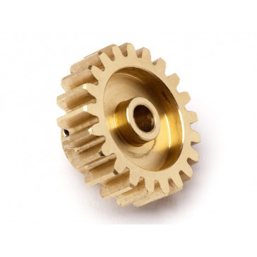 21T Brass Pinion Gear (0.8 M / 32DP 3.175 Shaft)