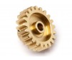 21T Brass Pinion Gear (0.8 M / 32DP 3.175 Shaft)