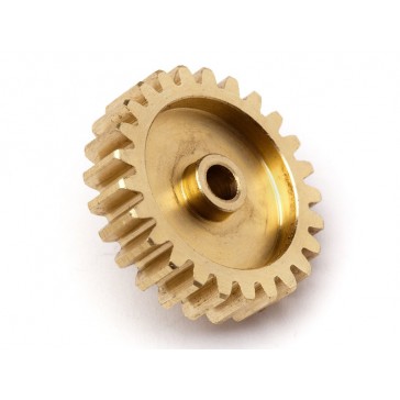 25T Brass Pinion Gear (0.8 M / 32DP 3.175 Shaft)
