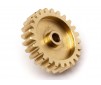 25T Brass Pinion Gear (0.8 M / 32DP 3.175 Shaft)
