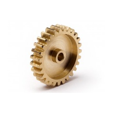 27T Brass Pinion Gear (0.8 M / 32DP 3.175 Shaft)