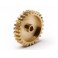 27T Brass Pinion Gear (0.8 M / 32DP 3.175 Shaft)