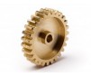 27T Brass Pinion Gear (0.8 M / 32DP 3.175 Shaft)