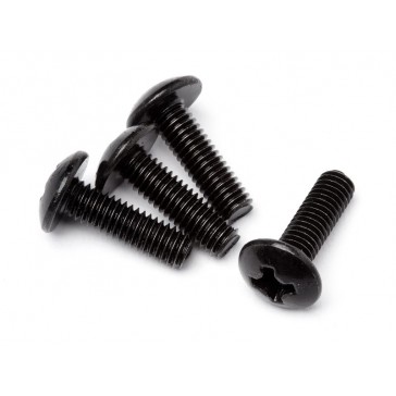 BUTTON HEAD SCREW M3X10MM (4PCS) (STRADA EVO XT)