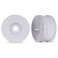 3.0" White Dished Wheels (2)