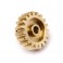 19T Brass Pinion Gear (0.8 M / 32DP 3.175 Shaft)