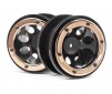 WHEELS W/GOLD BEADLOCKS (2PCS)