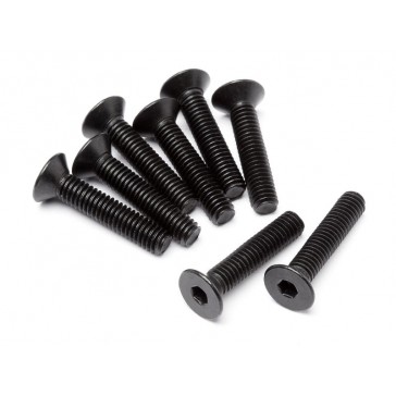 Flat Head Screw M4x20mm 12 Pcs