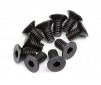 Flat Head Screw M4x8mm (12 Pcs)