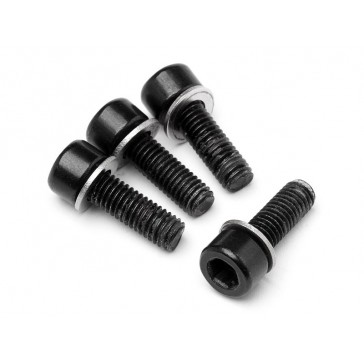CAP HEAD SCREW M5X15MM 4 PCS ME - 243 (BLACKOUT)