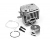2-BOLT CYLINDER HEAD & PISTON SET - NO PISTON PIN
