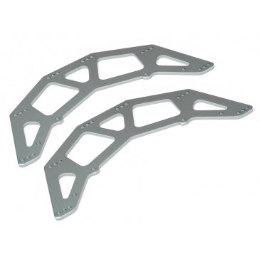 CHASSIS SIDE PLATE GUNMETAL 2PCS (SCOUT RC)