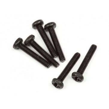 Button Head Screw M2.5 x 14mm 6Pcs