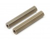 FRONT CHASSIS BRACE HEX POSTS 34MM (PR)