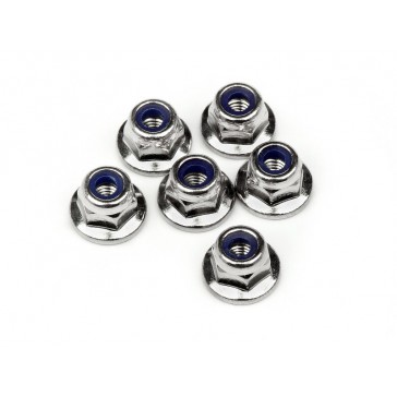 Flanged Lock Nut M3 6Pcs Flanged Lock Nut M3 6Pcs