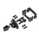 CENTRE DIFF AND SERVO MOUNTS W/WIRE HOLDER AND COV